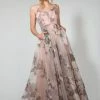 Tina Holly Couture Made To Order Tina Holly Couture Designer TA616 Pink 3D Lace Formal Dress