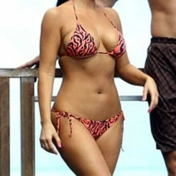 Bikini Thief LUCY VINCENT Red Print Bikini Set SWIMWEAR