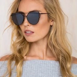 Honey Couture Sunglasses Honey Couture KOURTNEY Black On Black Sunglasses 11 Honey Couture Sunglasses Honey Couture KOURTNEY Black On Black Sunglasses