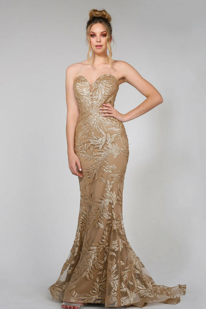 Tina Holly Couture Made To Order Tina Holly Couture TA107 Gold Sequin & Mesh Strapless Mermaid Formal Dress NEW ARRIVALS 4 Tina Holly Couture Made To Order Tina Holly Couture TA107 Gold Sequin & Mesh Strapless Mermaid Formal Dress NEW ARRIVALS