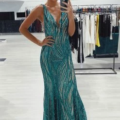 One Honey Boutique Honey Couture YASMIN Emerald Green Sequin Formal Gown NEW ARRIVALS 15 One Honey Boutique Honey Couture YASMIN Emerald Green Sequin Formal Gown NEW ARRIVALS