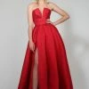 Tina Holly Couture Made To Order NEW ARRIVALS Tina Holly Couture TA611B Red Strapless Ball Gown Formal Dress