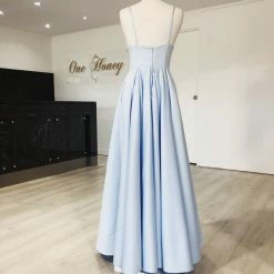 Honey Couture Made To Your Measurements Honey Couture LANEY Triangle Top W Full Skirt Formal Dress NEW ARRIVALS