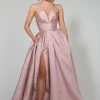 Tina Holly Couture TA611B Dusty Pink Strapless Ball Gown Formal Dress