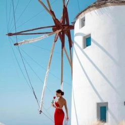 Tina Holly Couture Made To Order Tina Holly Couture Designer BA651 Red Satin Strapless Mermaid Formal Dress