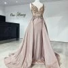 Honey Couture MEESHA Pink Crystal Over Skirt Princess Gown NEW ARRIVALS