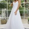 Tina Holly Couture Made To Order Tinaholy Couture Designer BA09A White 3D Lace & Tulle Wedding Formal Dress