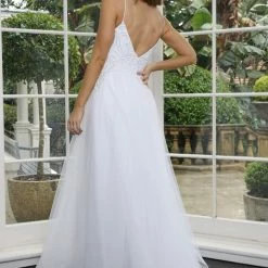 Tina Holly Couture Made To Order Tinaholy Couture Designer BA09A White 3D Lace & Tulle Wedding Formal Dress