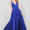 Tina Holly Couture Made To Order NEW ARRIVALS Tina Holly Couture Designer BA269 Royal Blue Satin Formal Dress