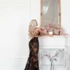Tina Holly Couture Made To Order Tina Holly Couture BB001 Black & Nude Sequin Lace Back Mermaid Formal Dress