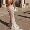 Tina Holly Couture Made To Order Tina Holly Couture BB002 White & Nude Sequin Mesh Shimmer Mermaid Wedding Dress 2 Tina Holly Couture Made To Order Tina Holly Couture BB002 White & Nude Sequin Mesh Shimmer Mermaid Wedding Dress