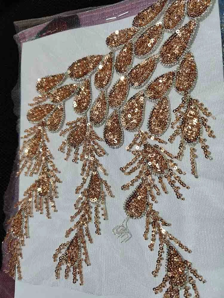 Honey Couture EDEN Blush Crystal Beaded Tulle Formal Gown 16 Honey Couture EDEN Blush Crystal Beaded Tulle Formal Gown