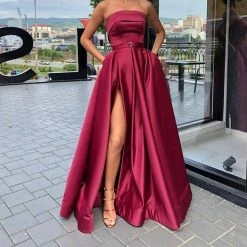 Honey Couture EVIE Strapless Made To Order Formal Gown