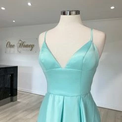 Honey Couture Made To Your Measurements Honey Couture LANEY Triangle Top W Full Skirt Formal Dress NEW ARRIVALS
