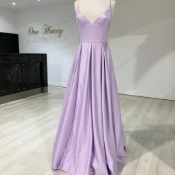 Honey Couture Made To Your Measurements Honey Couture LANEY Triangle Top W Full Skirt Formal Dress NEW ARRIVALS