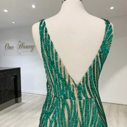 One Honey Boutique Honey Couture YASMIN Emerald Green Sequin Formal Gown NEW ARRIVALS 19 One Honey Boutique Honey Couture YASMIN Emerald Green Sequin Formal Gown NEW ARRIVALS