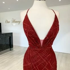 Tina Holly Couture Made To Order Tina Holly Couture Designer TW001 Wine Mermaid Formal Dress NEW ARRIVALS