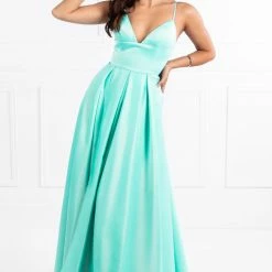 Honey Couture Made To Your Measurements Honey Couture LANEY Triangle Top W Full Skirt Formal Dress NEW ARRIVALS