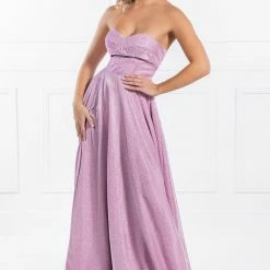 Honey Couture Made To Your Measurements Honey Couture FLORENCE Strapless Bustier Shimmer Made To Order Formal Gown NEW ARRIVALS