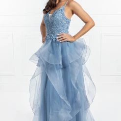 Honey Couture Made To Your Measurements NEW ARRIVALS Honey Couture MEGAN Corset Beaded Top Tulle Princess Skirt