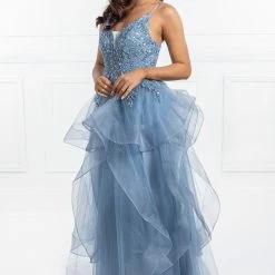 Honey Couture Made To Your Measurements NEW ARRIVALS Honey Couture MEGAN Corset Beaded Top Tulle Princess Skirt