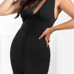 Honey Couture EVANGELINE Black One Shoulder Formal Dress NEW ARRIVALS