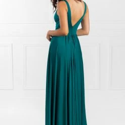 Honey Couture ELLE Emerald Green V Front Formal Dress NEW ARRIVALS