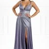 Honey Couture HOLLIE Purple A Line Glitter Effect Formal Dress NEW ARRIVALS