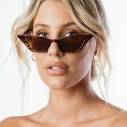 Honey Couture Sunglasses Honey Couture TRIXI Tortoise Cat Eye Festival Sunglasses