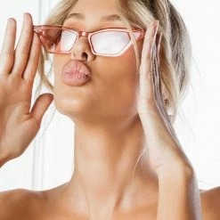 Honey Couture Sunglasses Honey Couture TRIXI Red Cat Eye Festival Sunglasses