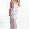 Honey Couture LONDON Pink Cut Out Formal Dress