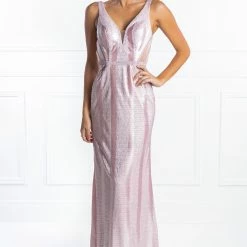 Honey Couture LONDON Pink Cut Out Formal Dress