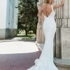 Tina Holly Couture Made To Order BRIDAL COLLECTION Tina Holly Couture Picasso P1732 Off White Sequin Mermaid Formal Gown Dress