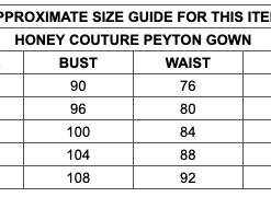 Honey Couture PEYTON Gold Sequin Formal Dress