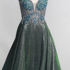 Honey Couture MEESHA Pink Crystal Over Skirt Princess Gown NEW ARRIVALS