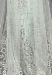 Honey Couture REBECCA Red Glitter Fabric W Tulle Overskirt Formal Dress