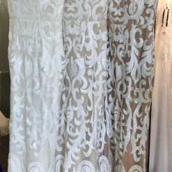 Tina Holly Couture Made To Order Tina Holly Couture T17101 White Nude Sequin Thin Strap Gown NEW ARRIVALS 8 Tina Holly Couture Made To Order Tina Holly Couture T17101 White Nude Sequin Thin Strap Gown NEW ARRIVALS
