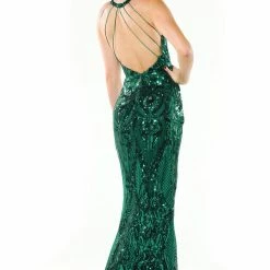 Tina Holly Couture Made To Order Tina Holly Couture T1868 Emerald Green Sequin Formal Gown Dress NEW ARRIVALS