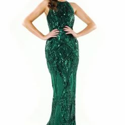 Tina Holly Couture Made To Order Tina Holly Couture T1868 Emerald Green Sequin Formal Gown Dress NEW ARRIVALS