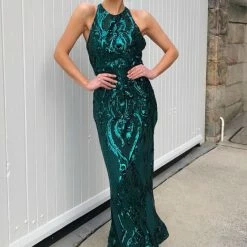 Tina Holly Couture Made To Order Tina Holly Couture T1868 Emerald Green Sequin Formal Gown Dress NEW ARRIVALS 10 Tina Holly Couture Made To Order Tina Holly Couture T1868 Emerald Green Sequin Formal Gown Dress NEW ARRIVALS