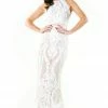 Tina Holly Couture Made To Order NEW ARRIVALS Tina Holly Couture T1868 White & Nude Sequin Formal Gown Dress