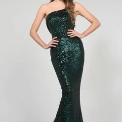 Tina Holly Couture Made To Order Tina Holly Couture TA361 Emerald Green Sequin Mermaid Formal Dress NEW ARRIVALS