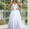Tina Holly Couture Made To Order Tina Holly Couture TA611 Pure White Strapless Ball Gown Formal Dress NEW ARRIVALS