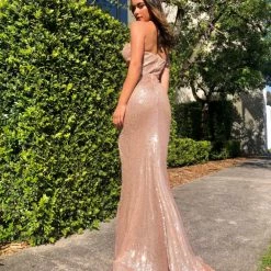 Tina Holly Couture Made To Order Tina Holly Couture TA823 Rose Gold Sequin Strapless Mermaid Formal Dress NEW ARRIVALS 9 Tina Holly Couture Made To Order Tina Holly Couture TA823 Rose Gold Sequin Strapless Mermaid Formal Dress NEW ARRIVALS