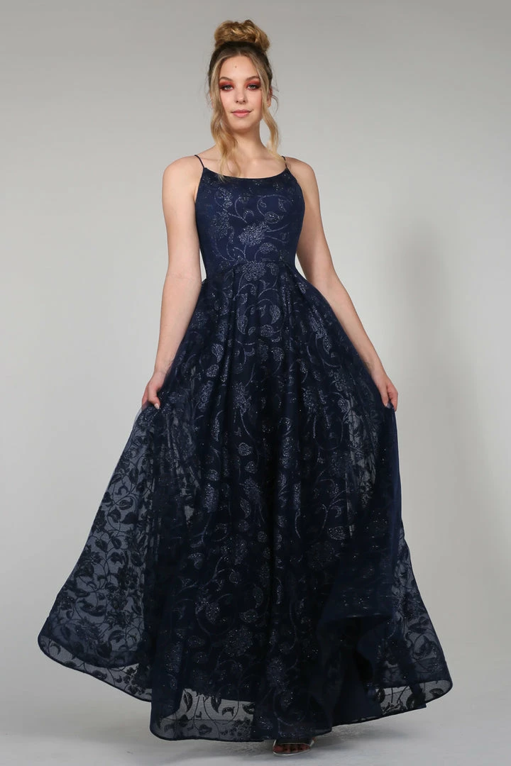 Tina Holly Couture Made To Order Tina Holly Couture Designer TH018 Blue Floral Ball Gown Formal Dress 3 Tina Holly Couture Made To Order Tina Holly Couture Designer TH018 Blue Floral Ball Gown Formal Dress