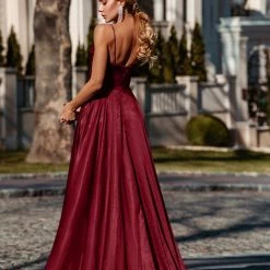 Tina Holly Couture Made To Order Tina Holly Couture Designer TH122 Wine Red Silky Formal Gown 7 Tina Holly Couture Made To Order Tina Holly Couture Designer TH122 Wine Red Silky Formal Gown