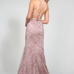 Tina Holly Couture Made To Order NEW ARRIVALS Tina Holly Couture Designer TW001 Tea Rose Pink Mermaid Formal Dress