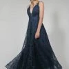 Tina Holly Couture Made To Order Tina Holly Couture Designer TW002 Navy Blue Sequin Formal Dress NEW ARRIVALS