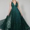 Tina Holly Couture Made To Order Tina Holly Couture Designer TW002 Emerald Green Sequin Formal Dress NEW ARRIVALS
