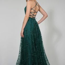 Tina Holly Couture Made To Order Tina Holly Couture Designer TW002 Emerald Green Sequin Formal Dress NEW ARRIVALS